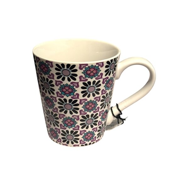 Vera Bradley Ceramic Mug With Geometric Floral Pattern - Picture 6 of 7